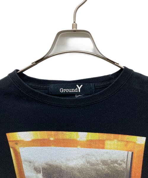 GROUND Y（グラウンドワイ）GROUND Y (グラウンドワイ) ADIEU (アデュー) adieu（上白石 萌歌）コラボ/Ground Y 4th ANNIVERSARY CAPSULE COLLABORATION/上白石モプリントTシャツ ブラック サイズ:4の古着・服飾アイテム