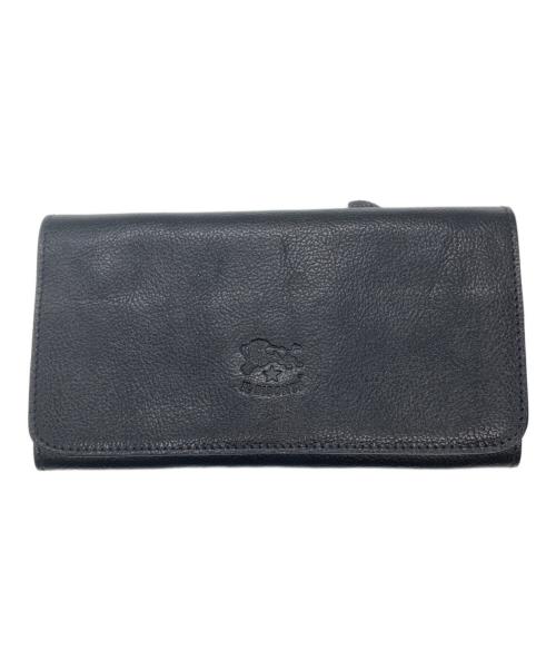 IL BISONTE（イル ビゾンテ）IL BISONTE (イル ビゾンテ) LONG WALLET/長財布 ブラックの古着・服飾アイテム
