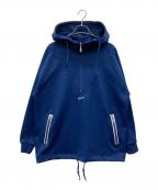 NIKEナイキ）の古着「90s センタースウォッシュアノラックパーカー」｜ネイビー