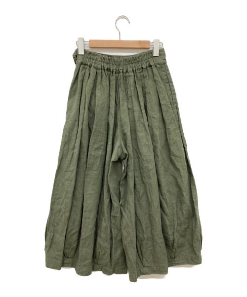 HARVESTY（ハーベスティー）HARVESTY (ハーベスティー) リネンサーカスキュロット グリーン サイズ:1の古着・服飾アイテム