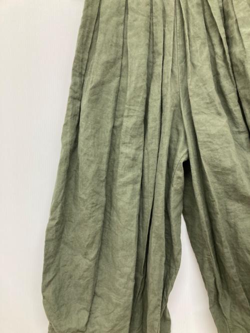 HARVESTY（ハーベスティー）HARVESTY (ハーベスティー) リネンサーカスキュロット グリーン サイズ:1の古着・服飾アイテム