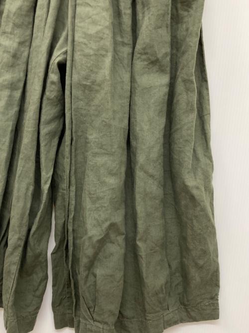 HARVESTY（ハーベスティー）HARVESTY (ハーベスティー) リネンサーカスキュロット グリーン サイズ:1の古着・服飾アイテム