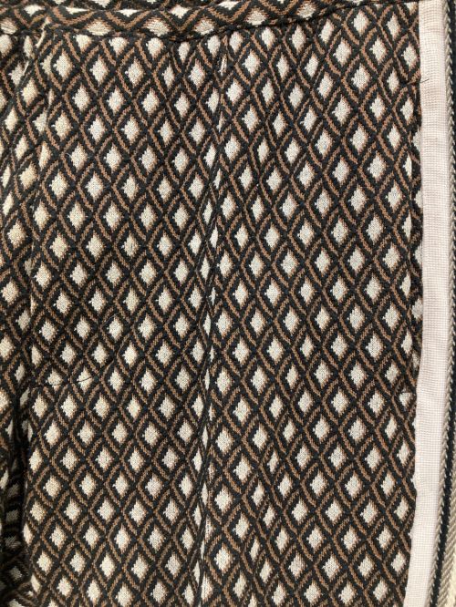 SASQUATCHfabrix.（サスクワッチファブリックス）SASQUATCHfabrix. (サスクワッチファブリックス) BOOT CUT RETRO TRACK PANTS ブラウン×ブラック サイズ:Mの古着・服飾アイテム