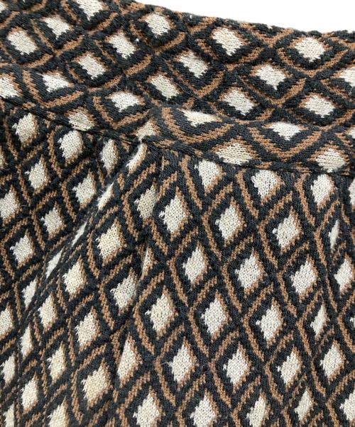 SASQUATCHfabrix.（サスクワッチファブリックス）SASQUATCHfabrix. (サスクワッチファブリックス) BOOT CUT RETRO TRACK PANTS ブラウン×ブラック サイズ:Mの古着・服飾アイテム