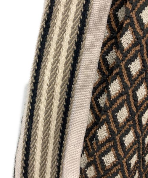 SASQUATCHfabrix.（サスクワッチファブリックス）SASQUATCHfabrix. (サスクワッチファブリックス) BOOT CUT RETRO TRACK PANTS ブラウン×ブラック サイズ:Mの古着・服飾アイテム