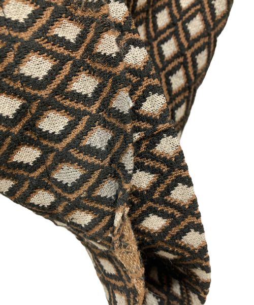 SASQUATCHfabrix.（サスクワッチファブリックス）SASQUATCHfabrix. (サスクワッチファブリックス) BOOT CUT RETRO TRACK PANTS ブラウン×ブラック サイズ:Mの古着・服飾アイテム