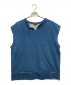 R BY 45rpmアールバイフォーティファイブアールピーエム）の古着「インディゴベスト/ベスト/スウェットベスト」｜ブルー