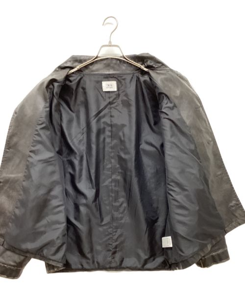 WETTEMPT（ウィテンプト）WETTEMPT (ウィテンプト) ヴィンテージライクフェイクレザージャケット ブラック サイズ:Lの古着・服飾アイテム