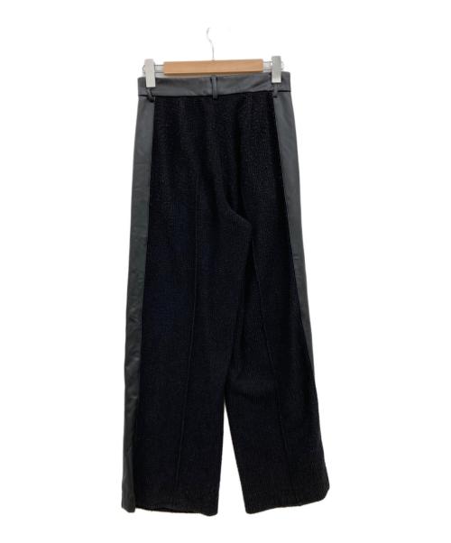 STUDIOUS（ステュディオス）STUDIOUS (ステュディオス) Tweedy Jersey Pants/ジャージーパンツ/123340053 ブラック サイズ:2の古着・服飾アイテム