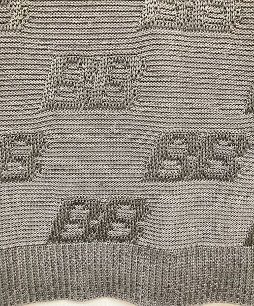 BALENCIAGA（バレンシアガ）BALENCIAGA (バレンシアガ) BBロゴニットセーター/646993 T3194 グレー サイズ:XSの古着・服飾アイテム