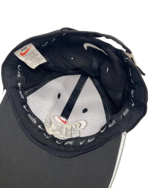 NIKE（ナイキ）NIKE (ナイキ) USA製/90ｓ/OLD NIKE ヴィンテージキャップ/デットストック ブラック×シルバー 未使用品の古着・服飾アイテム