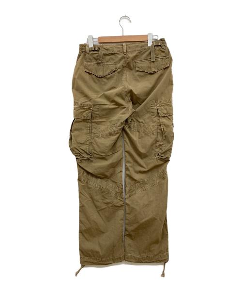 POLO RALPH LAUREN（ポロ・ラルフローレン）POLO RALPH LAUREN (ポロ・ラルフローレン) 90s military cargo pants/カーゴパンツ/Y2K/MIL-J-4883A/ギミックカーゴパンツ月桂樹ボタン オリーブ サイズ:W32の古着・服飾アイテム