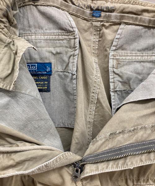 POLO RALPH LAUREN（ポロ・ラルフローレン）POLO RALPH LAUREN (ポロ・ラルフローレン) 90s military cargo pants/カーゴパンツ/Y2K/MIL-J-4883A/ギミックカーゴパンツ月桂樹ボタン オリーブ サイズ:W32の古着・服飾アイテム