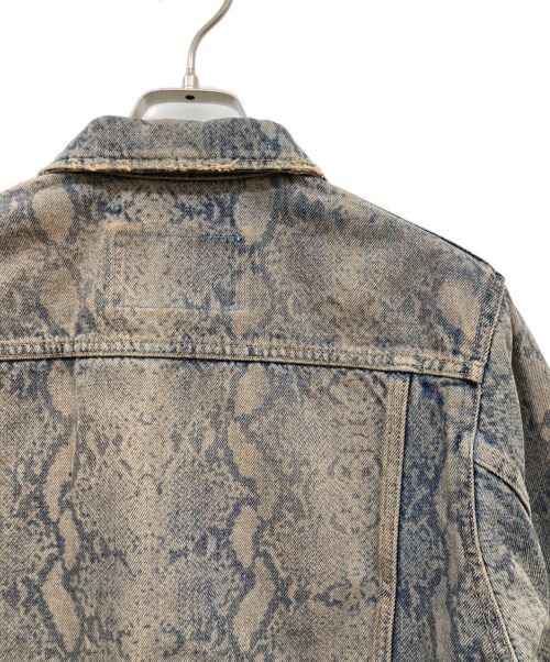 DAIRIKU（ダイリク）DAIRIKU (ダイリク) 23AW/Python Short Hem Denim Jacket/パイソンショートヘムデニムジャケット/ショートデニムジャケット/デニムジャケット ブルー サイズ:Mの古着・服飾アイテム