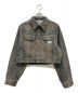 DAIRIKU（ダイリク）の古着「23AW/Python Short Hem Denim Jacket/パイソンショートヘムデニムジャケット/ショートデニムジャケット/デニムジャケット」｜ブルー