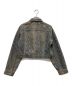 DAIRIKU (ダイリク) 23AW/Python Short Hem Denim Jacket/パイソンショートヘムデニムジャケット/ショートデニムジャケット/デニムジャケット ブルー サイズ:M：21000円