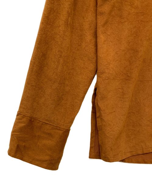BARACUTA BY VAN HEUSEN（バラクータバンヒューゼン）BARACUTA BY VAN HEUSEN (バラクータバンヒューゼン) 推定70-80s パイルスエードシャツ ブラウン サイズ:XLの古着・服飾アイテム