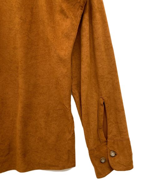 BARACUTA BY VAN HEUSEN（バラクータバンヒューゼン）BARACUTA BY VAN HEUSEN (バラクータバンヒューゼン) 推定70-80s パイルスエードシャツ ブラウン サイズ:XLの古着・服飾アイテム