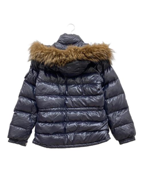 MONCLER（モンクレール）MONCLER (モンクレール) ROD/ファー付ダウンジャケット/44502/91/68950 パープルの古着・服飾アイテム