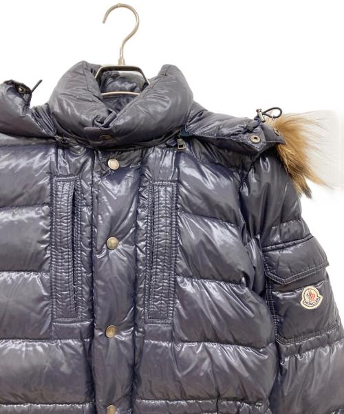 MONCLER（モンクレール）MONCLER (モンクレール) ROD/ファー付ダウンジャケット/44502/91/68950 パープルの古着・服飾アイテム