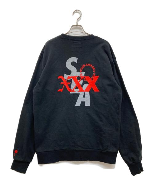 WIND AND SEA（ウィンダンシー）GOD SELECTION XXX X WDS CREWNECK ゴッドセレクション ロゴ刺繍 クルーネック スウェット/コラボスウェット/スウェット/WDS-XXX-21A-07の古着・服飾アイテム