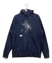 WTAPS×VANS（ダブルタップス×ヴァンズ）の古着「WTAPS × VANS コラボパーカー/HOODED SWEATSHIRTプルオーバーパーカー/VN0A3HUNOA3」｜ネイビー