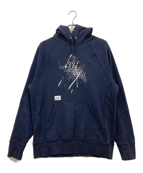 WTAPS（ダブルタップス）WTAPS (ダブルタップス) VANS (バンズ) WTAPS × VANS コラボパーカー/HOODED SWEATSHIRTプルオーバーパーカー/VN0A3HUNOA3 ネイビー サイズ:3の古着・服飾アイテム