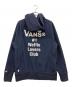 WTAPS (ダブルタップス) VANS (バンズ) WTAPS × VANS コラボパーカー/HOODED SWEATSHIRTプルオーバーパーカー/VN0A3HUNOA3 ネイビー サイズ:3：8000円