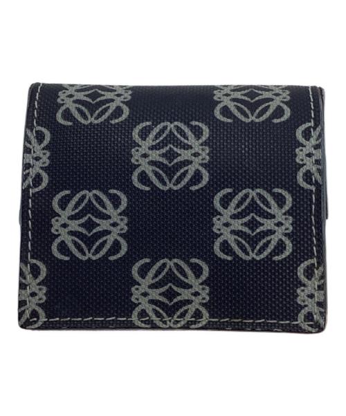 LOEWE（ロエベ）LOEWE (ロエベ) スクエアコインケース小銭入れ/コインケース/240510/シグネチャー ネイビーの古着・服飾アイテム