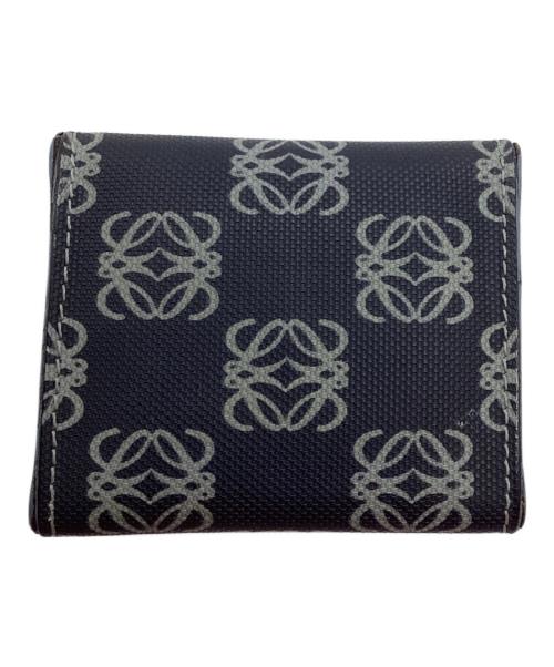 LOEWE（ロエベ）LOEWE (ロエベ) スクエアコインケース小銭入れ/コインケース/240510/シグネチャー ネイビーの古着・服飾アイテム