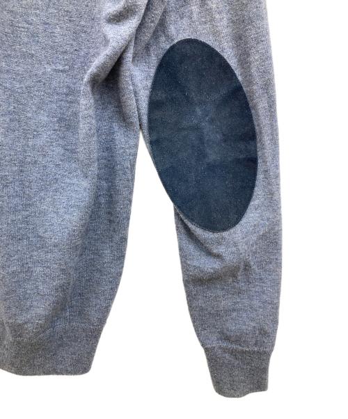 Maison Margiela（メゾンマルジェラ）Maison Margiela (メゾンマルジェラ) エルボーパッチウールカーディガン/ウールカーディガン/カーディガン ブルー サイズ:Mの古着・服飾アイテム