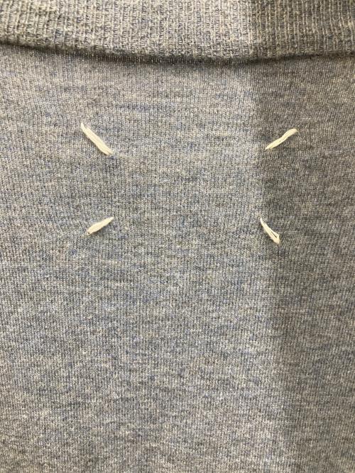 Maison Margiela（メゾンマルジェラ）Maison Margiela (メゾンマルジェラ) エルボーパッチウールカーディガン/ウールカーディガン/カーディガン ブルー サイズ:Mの古着・服飾アイテム