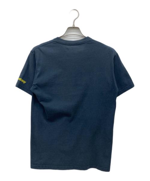 stussy（ステューシー）stussy (ステューシー) モトクロスプリントTシャツ ネイビー サイズ:Mの古着・服飾アイテム