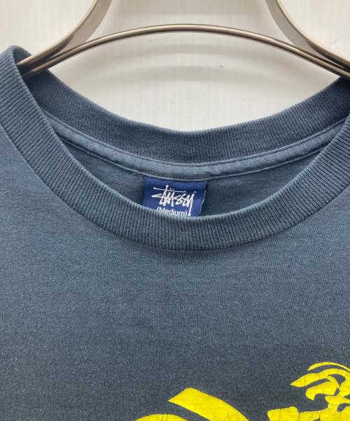 stussy（ステューシー）stussy (ステューシー) モトクロスプリントTシャツ ネイビー サイズ:Mの古着・服飾アイテム