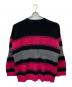 DAIRIKU (ダイリク) Molly Border Mohair Knit ブラック×ピンク サイズ:FREE：9000円