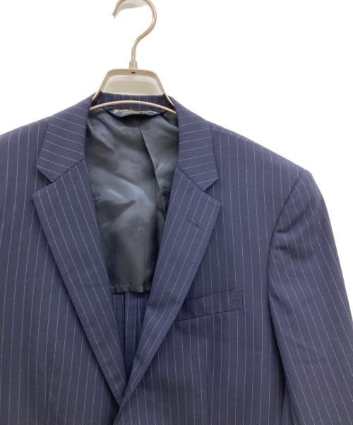 BROOKS BROTHERS（ブルックスブラザーズ）BROOKS BROTHERS (ブルックスブラザーズ) セットアップスーツ/テーラードジャケット/ストライプテーラードジャケット/スーツ ネイビー×ホワイト サイズ:オーダーメイド品の古着・服飾アイテム