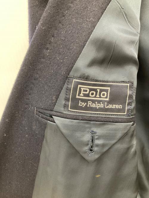POLO RALPH LAUREN（ポロ・ラルフローレン）POLO RALPH LAUREN (ポロ・ラルフローレン) 金釦ダブルウールダブルテーラードジャケット/金釦ブレザー ネイビー サイズ:A4の古着・服飾アイテム