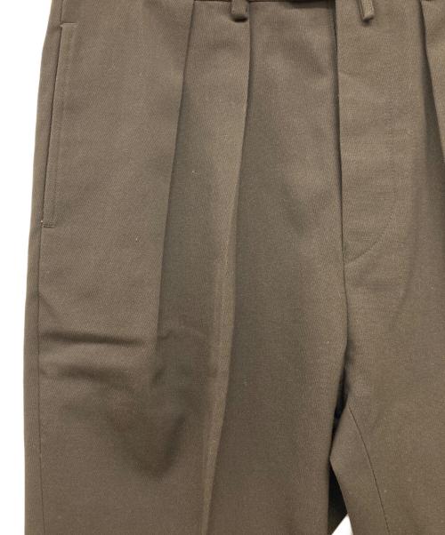 NEAT（ニート）NEAT (ニート) American woolen company WIDE/スラックス/ワイドスラックス オリーブ サイズ:44の古着・服飾アイテム