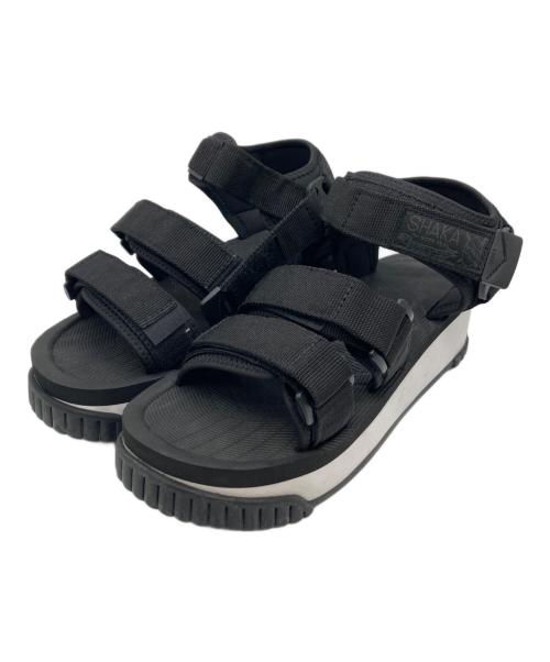 shaka（シャカ）SHAKA (シャカ) NEO BUNGY PLATFORM/ネオバンジープラットフォーム) ブラック サイズ:24の古着・服飾アイテム