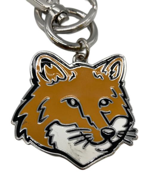 maison kitsune（メゾンキツネ）MAISON KITSUNE (メゾンキツネ) フォックス ヘッド キーチェーン/キーホルダー イエローの古着・服飾アイテム