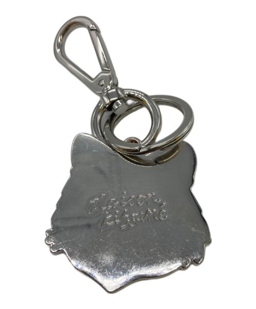 maison kitsune（メゾンキツネ）MAISON KITSUNE (メゾンキツネ) フォックス ヘッド キーチェーン/キーホルダー イエローの古着・服飾アイテム