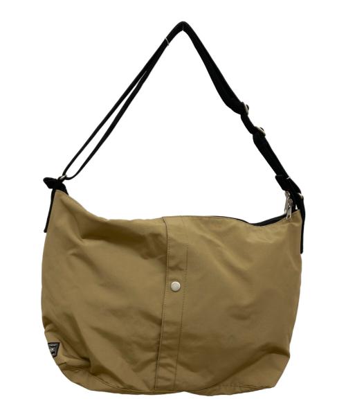 PORTER（ポーター）PORTER (ポーター) 2 SHOULDER BAG(L)/ツーショルダーバッグ (L) ベージュの古着・服飾アイテム