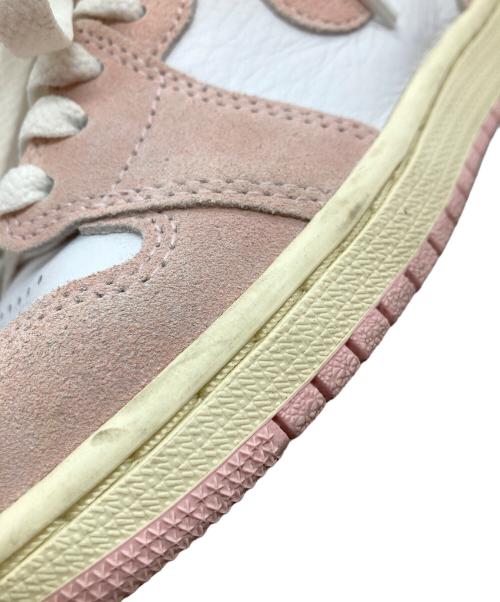 NIKE（ナイキ）NIKE (ナイキ) AIR JORDAN 1 RETRO HIGH OG Washed Pink /ハイカットスニーカー/エアジョーダン1/ハイカットスニーカー ウォッシュドピンク（ホワイト×ピンク） サイズ:23.5の古着・服飾アイテム