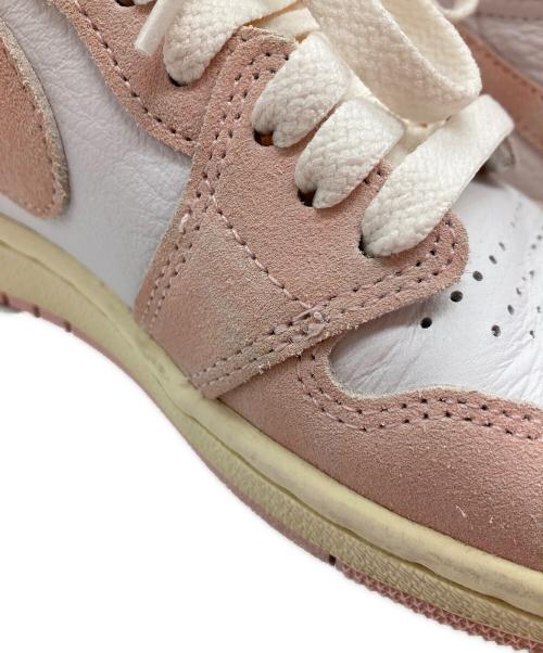 NIKE（ナイキ）NIKE (ナイキ) AIR JORDAN 1 RETRO HIGH OG Washed Pink /ハイカットスニーカー/エアジョーダン1/ハイカットスニーカー ウォッシュドピンク（ホワイト×ピンク） サイズ:23.5の古着・服飾アイテム
