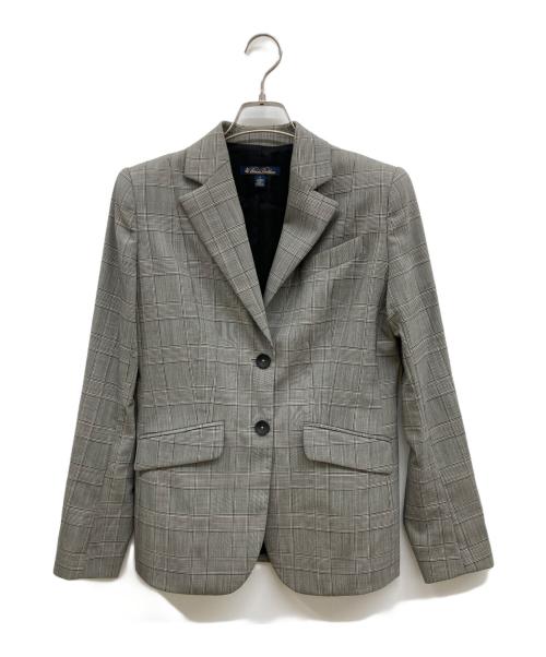 BROOKS BROTHERS（ブルックスブラザーズ）BROOKS BROTHERS (ブルックスブラザーズ) グレンチェックセットアップスーツ グレー サイズ:ジャケットSIZE4、ボトムスSIZE6の古着・服飾アイテム