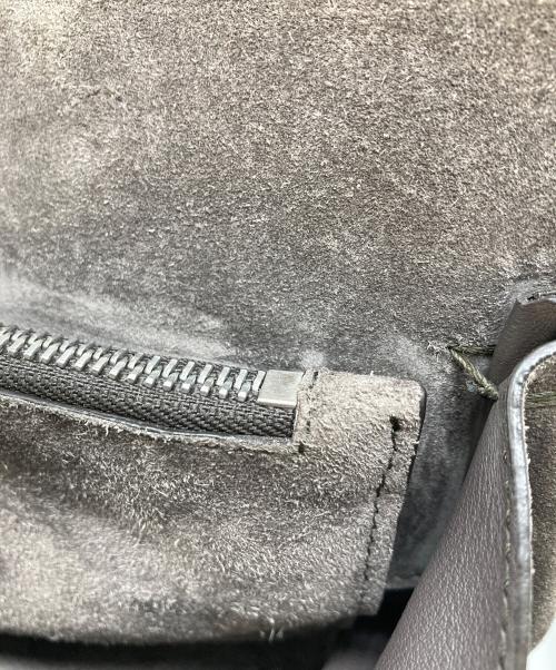 Salvatore Ferragamo（サルヴァトーレ フェラガモ）Salvatore Ferragamo (サルヴァトーレ フェラガモ) ガンチーニスタジオスエード 2WAYハンドバッグ/21 H796 ブラウンの古着・服飾アイテム