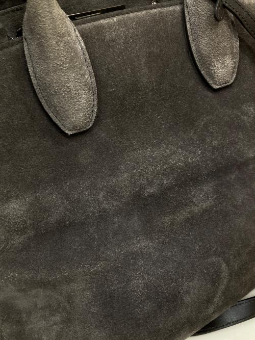 Salvatore Ferragamo（サルヴァトーレ フェラガモ）Salvatore Ferragamo (サルヴァトーレ フェラガモ) ガンチーニスタジオスエード 2WAYハンドバッグ/21 H796 ブラウンの古着・服飾アイテム