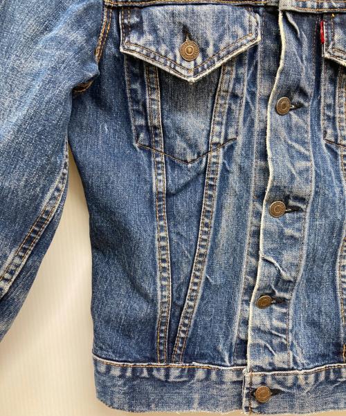 LEVI'S（リーバイス）LEVI'S (リーバイス) 70505 4thデニムジャケット/BIG E・ボタン裏624 /ボロデニム  ブルー サイズ:タグ欠品不明の古着・服飾アイテム