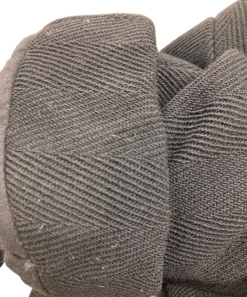 CASEY CASEY（ケーシーケーシー）CASEY CASEY (ケーシーケーシー) ヘリンボーンウールスタンドカラーコート ブラック サイズ:Sの古着・服飾アイテム