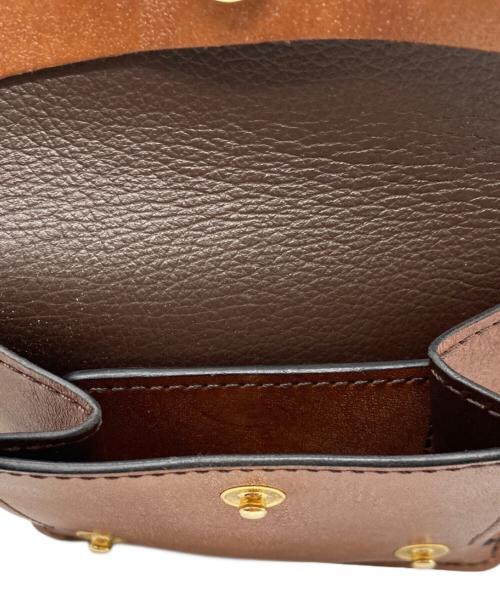 WILDSWANS（ワイルドスワンズ）WILDSWANS (ワイルドスワンズ) 2つ折り財布/コンパクトウォレット/KF-003/FGB・フルグレインブライド ブラウン(DS)の古着・服飾アイテム